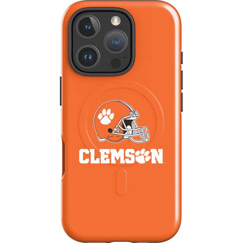Clemson University Football iPhone 16 Pro Max Magsafe Impact Case