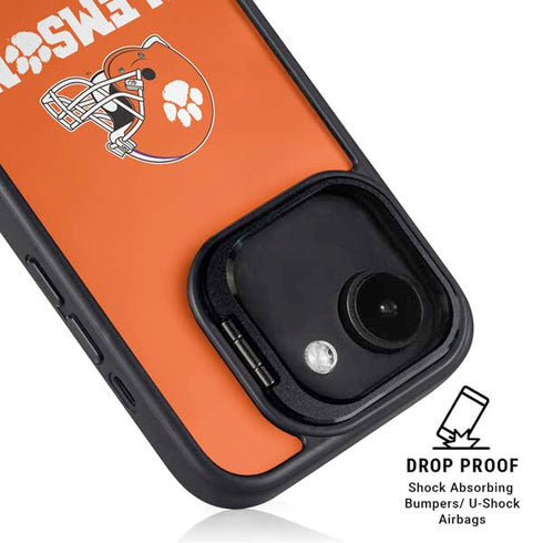 Clemson University Football iPhone 16e Kickstand Case