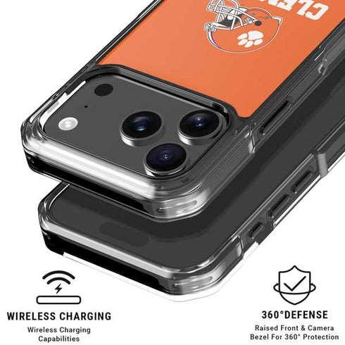 Clemson University Football iPhone 18 Pro Clear Case