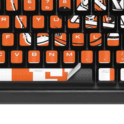 Clemson University Football K95 RGB PLATINUM Mechanical Gaming Keyboard Skin