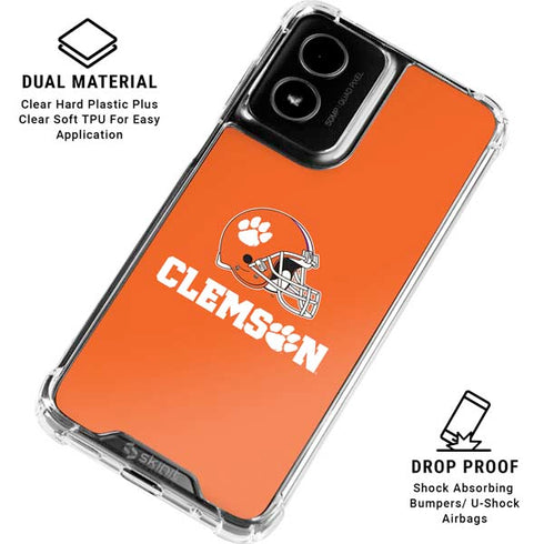Clemson University Football Moto G Power 5G (2024) Clear Case