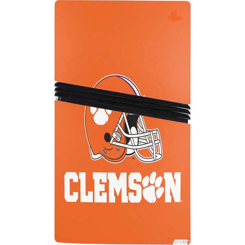 Clemson University Football PS5 Pro Console Skin