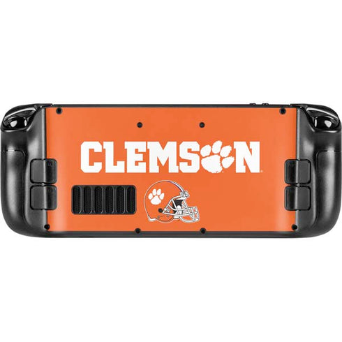 Clemson University Football Steam Deck Handheld Gaming Computer OLED Skin
