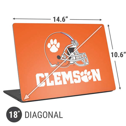 Clemson University Football Universal Laptop 18in (14.6 x 10.6in) Skin