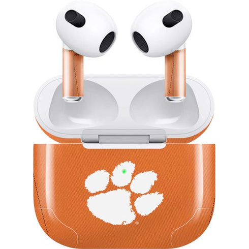 Clemson University Orange Jersey Apple AirPods (3rd Gen 2021) Skin