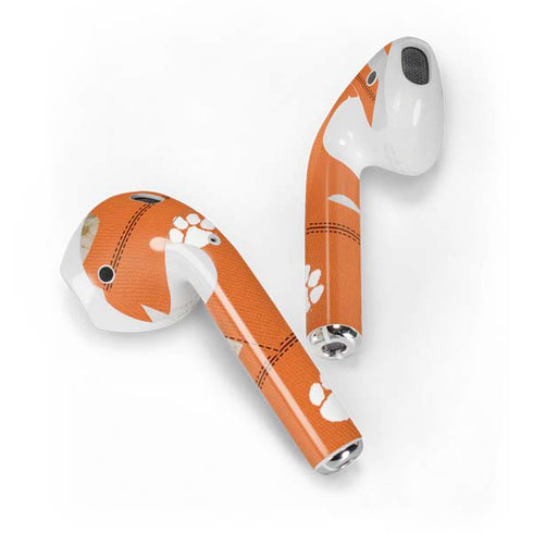 Clemson University Orange Jersey Apple AirPods Skin