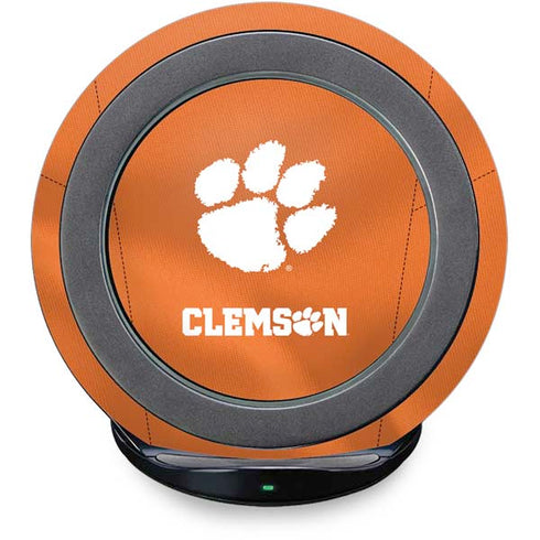 Clemson University Orange Jersey Fast Charge Wireless Charging Stand Skin