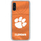 Clemson University Orange Jersey Galaxy A10e Clear Case