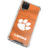 Clemson University Orange Jersey Galaxy A12 Clear Case
