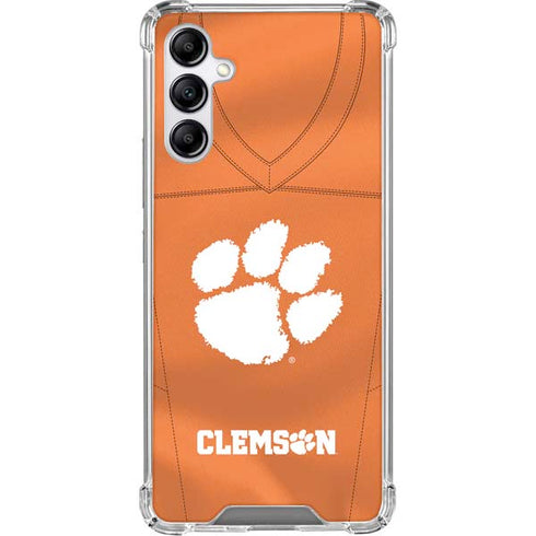 Clemson University Orange Jersey Galaxy A15 5G Clear Case
