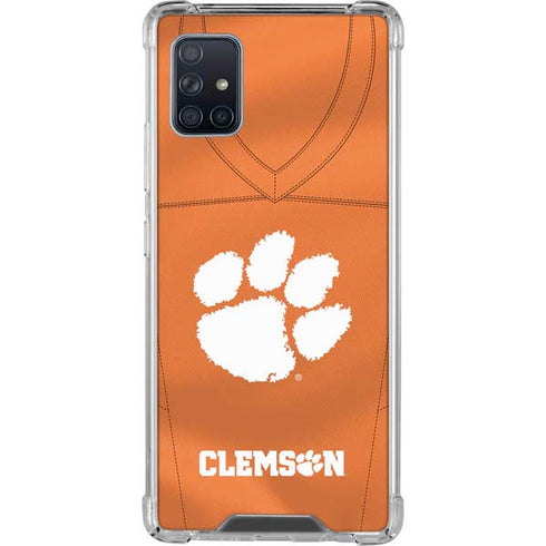 Clemson University Orange Jersey Galaxy A51 5G Clear Case