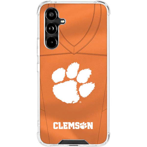 Clemson University Orange Jersey Galaxy A54 5G Clear Case