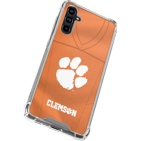 Clemson University Orange Jersey Galaxy A54 5G Clear Case