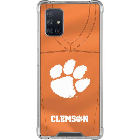Clemson University Orange Jersey Galaxy A71 5G Clear Case
