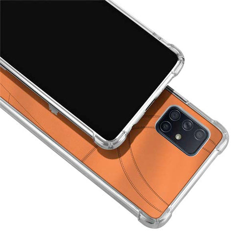Clemson University Orange Jersey Galaxy A71 5G Clear Case