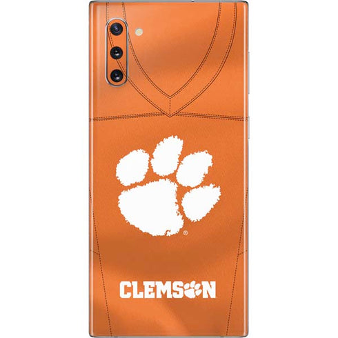 Clemson University Orange Jersey Galaxy Note 10 Skin