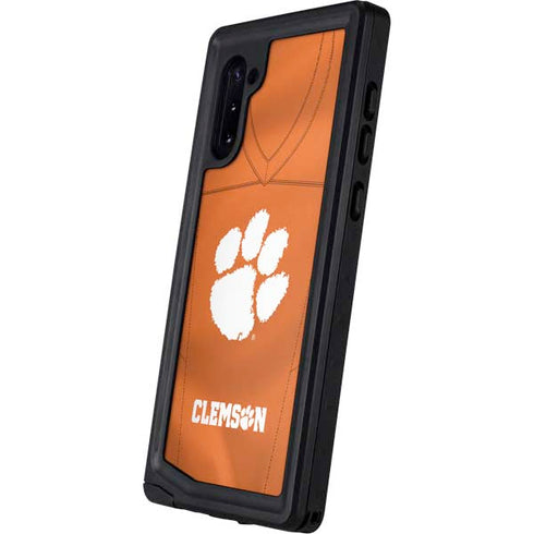 Clemson University Orange Jersey Galaxy Note 10 Waterproof Case
