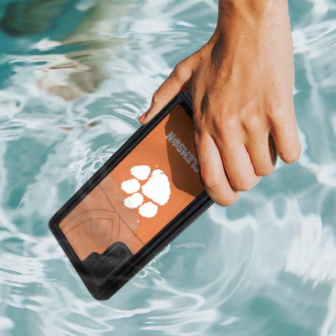 Clemson University Orange Jersey Galaxy Note 10 Waterproof Case