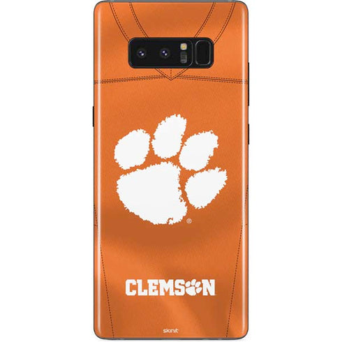Clemson University Orange Jersey Galaxy Note 8 Skin