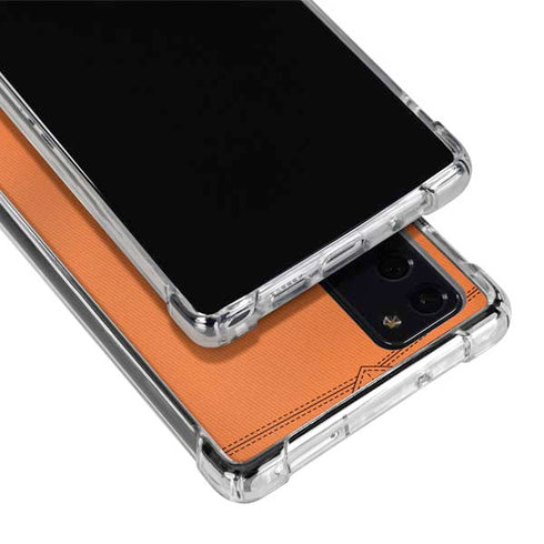 Clemson University Orange Jersey Galaxy Note20 5G Clear Case