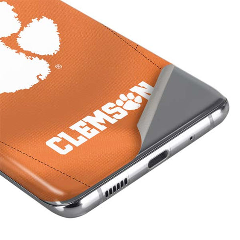 Clemson University Orange Jersey Galaxy S20 Skin
