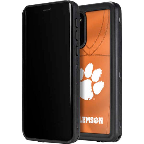 Clemson University Orange Jersey Galaxy S20 Waterproof Case