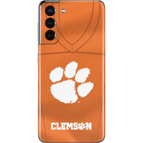 Clemson University Orange Jersey Galaxy S21 5G Skin