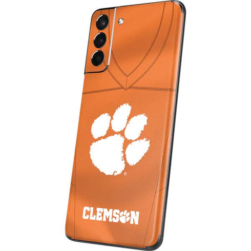 Clemson University Orange Jersey Galaxy S21 Plus 5G Skin