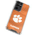 Clemson University Orange Jersey Galaxy S21 Ultra 5G Clear Case