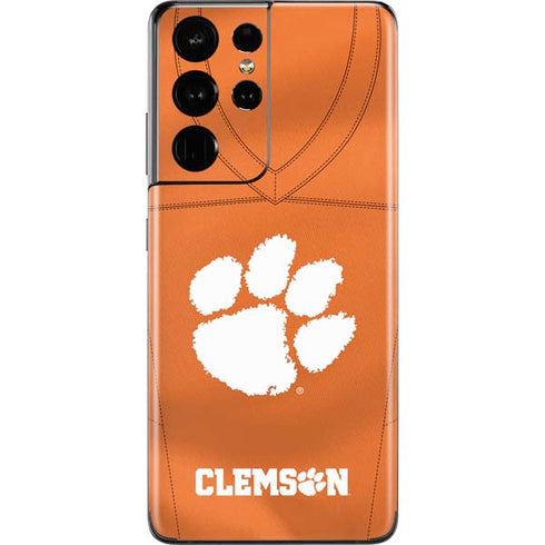 Clemson University Orange Jersey Galaxy S21 Ultra 5G Skin