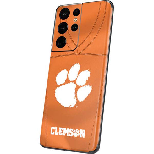 Clemson University Orange Jersey Galaxy S21 Ultra 5G Skin