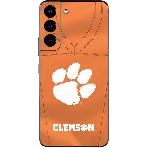 Clemson University Orange Jersey Galaxy S22 Skin