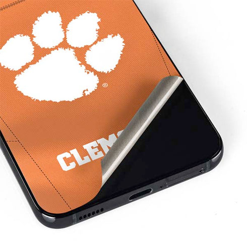 Clemson University Orange Jersey Galaxy S22 Skin
