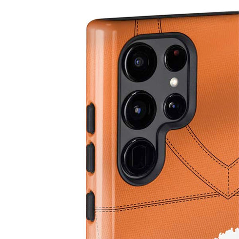 Clemson University Orange Jersey Galaxy S22 Ultra Pro Case