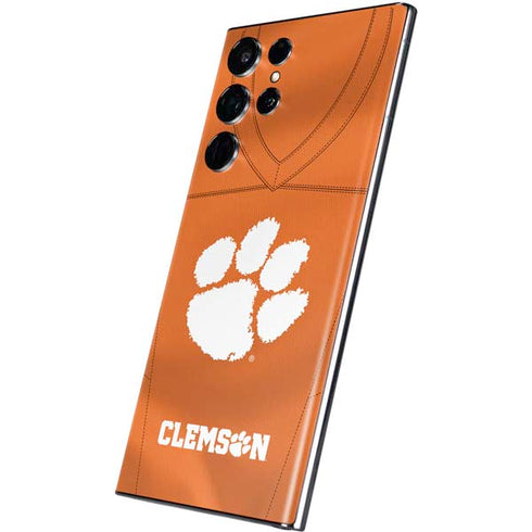 Clemson University Orange Jersey Galaxy S22 Ultra Skin