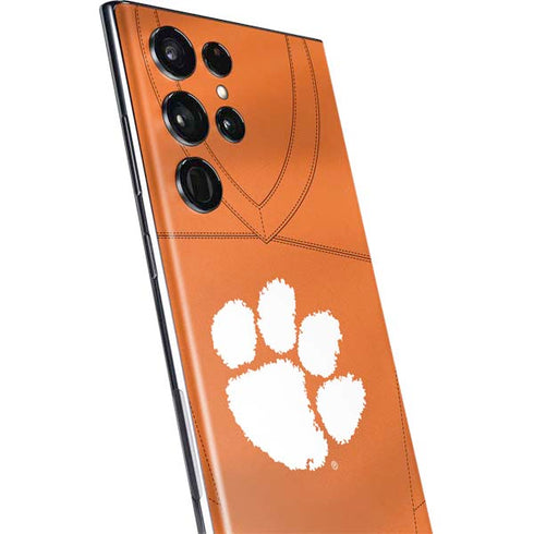 Clemson University Orange Jersey Galaxy S22 Ultra Skin
