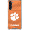 Clemson University Orange Jersey Galaxy S23 FE Clear Case