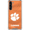 Clemson University Orange Jersey Galaxy S23 Plus Clear Case