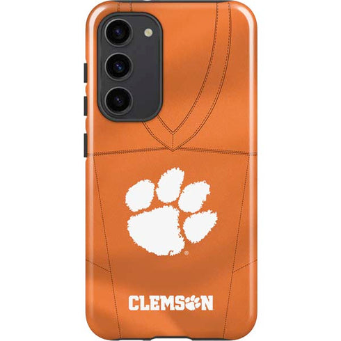 Clemson University Orange Jersey Galaxy S23 Plus Pro Case
