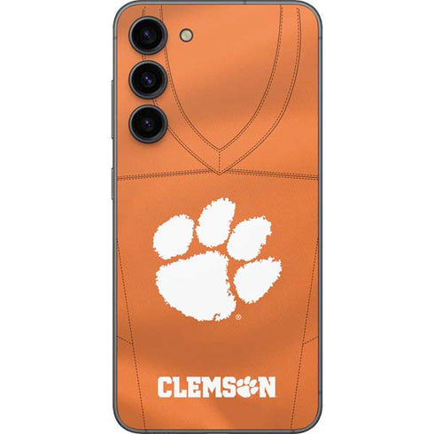 Clemson University Orange Jersey Galaxy S23 Plus Skin
