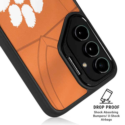 Clemson University Orange Jersey Galaxy S25 Kickstand Case