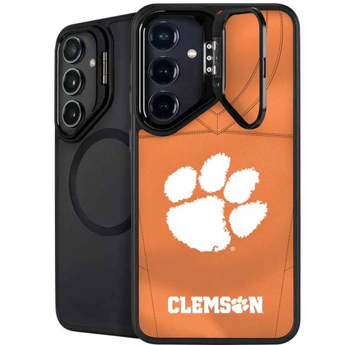 Clemson University Orange Jersey Galaxy S25 Plus Kickstand Case