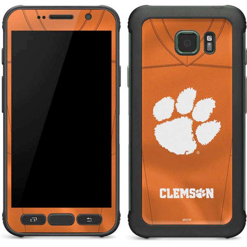 Clemson University Orange Jersey Galaxy S7 Active Skin