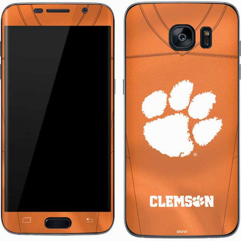 Clemson University Orange Jersey Galaxy S7 Skin