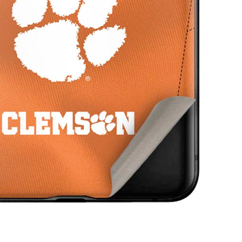 Clemson University Orange Jersey Galaxy Z Flip Skin