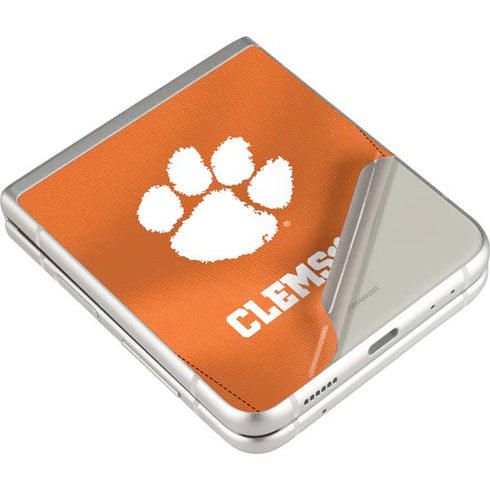 Clemson University Orange Jersey Galaxy Z Flip3 5G Skin