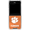 Clemson University Orange Jersey Galaxy Z Flip5 5G Clear Case