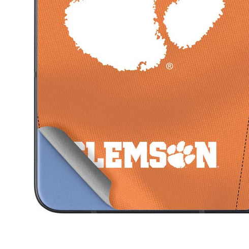 Clemson University Orange Jersey Galaxy Z Fold5 5G Skin
