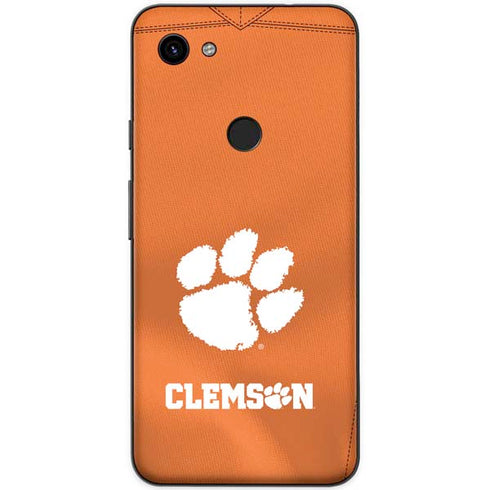 Clemson University Orange Jersey Google Pixel 3a Skin