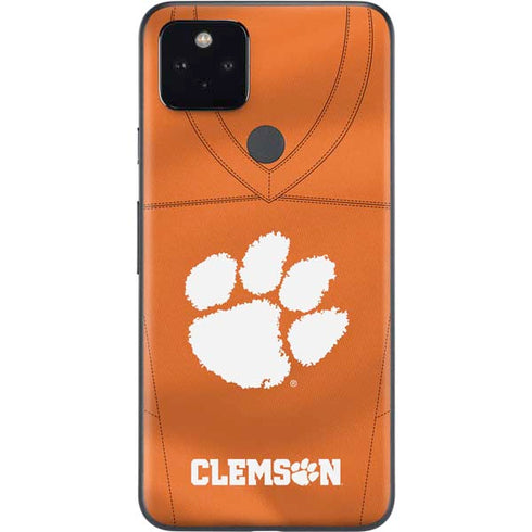 Clemson University Orange Jersey Google Pixel 5a Skin